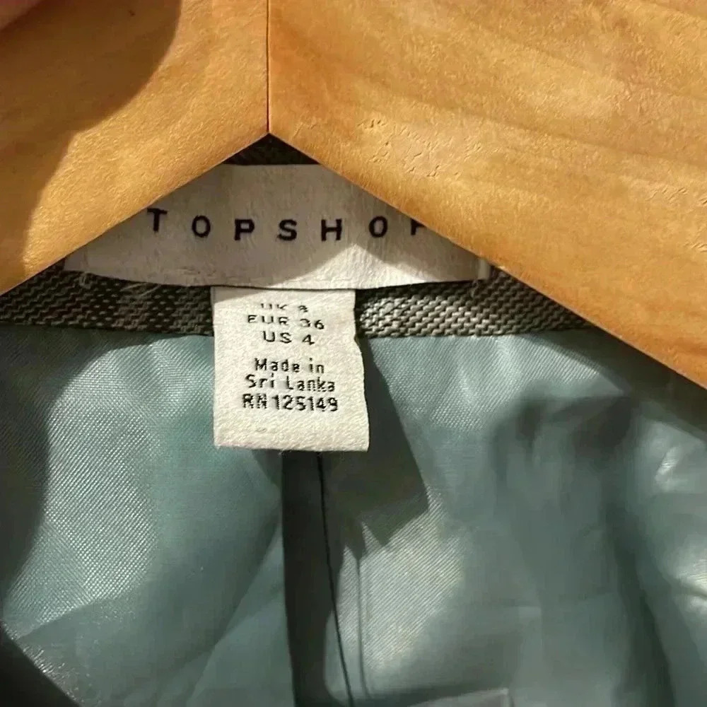 TopShop Plaid Blazer - Picture 7 of 9